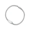 Tiffany & Co. Return to Tiffany® oval I.D. bracelet in sterling silver with diamonds, medium. | ^ Bracelets|Bold Silver Jewelry