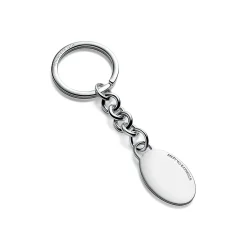 Tiffany & Co. Return to Tiffany® Oval Tag Dangle Key Ring in Sterling Silver | ^Women Key Rings|Women's Accessories