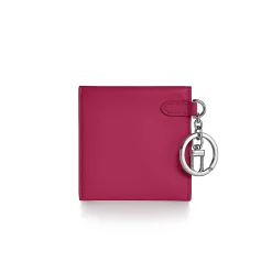 Tiffany & Co. Return to Tiffany® Pouch Bag Charm in Fuchsia Leather | ^Women Business Gifts|Small Leather Goods