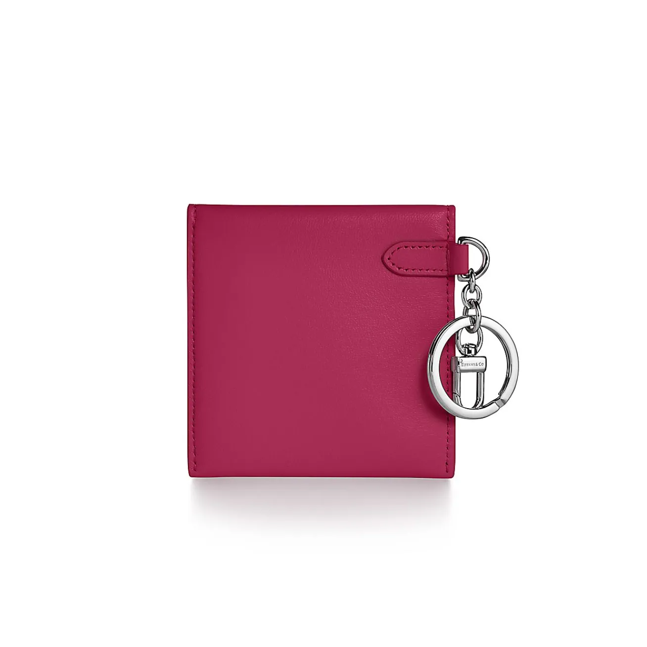 Tiffany & Co. Return to Tiffany® Pouch Bag Charm in Fuchsia Leather | ^Women Business Gifts|Small Leather Goods