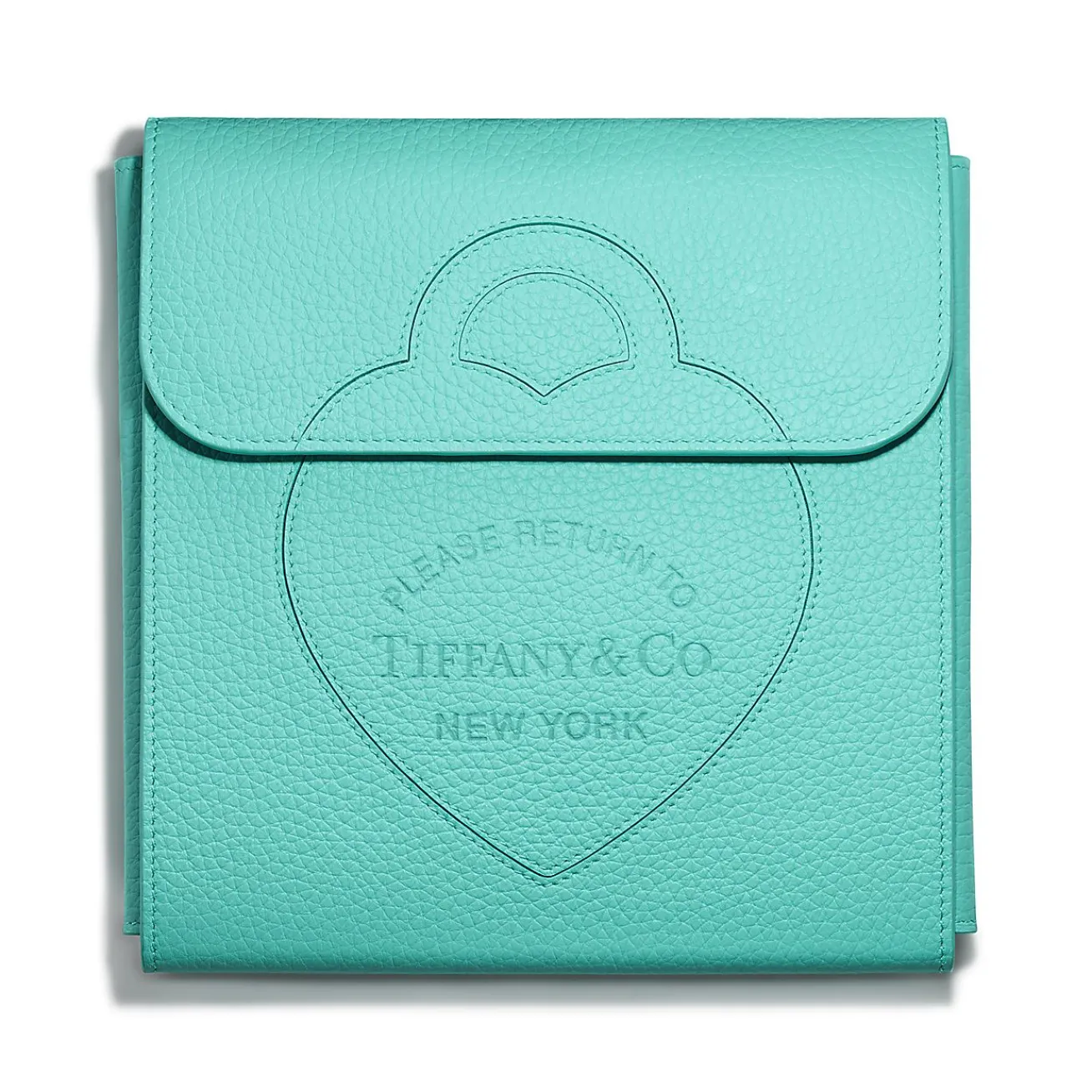 Tiffany & Co. Return to Tiffany® Pouch in Tiffany Blue® Leather, Large | ^Women Tiffany Blue® Gifts|Small Leather Goods