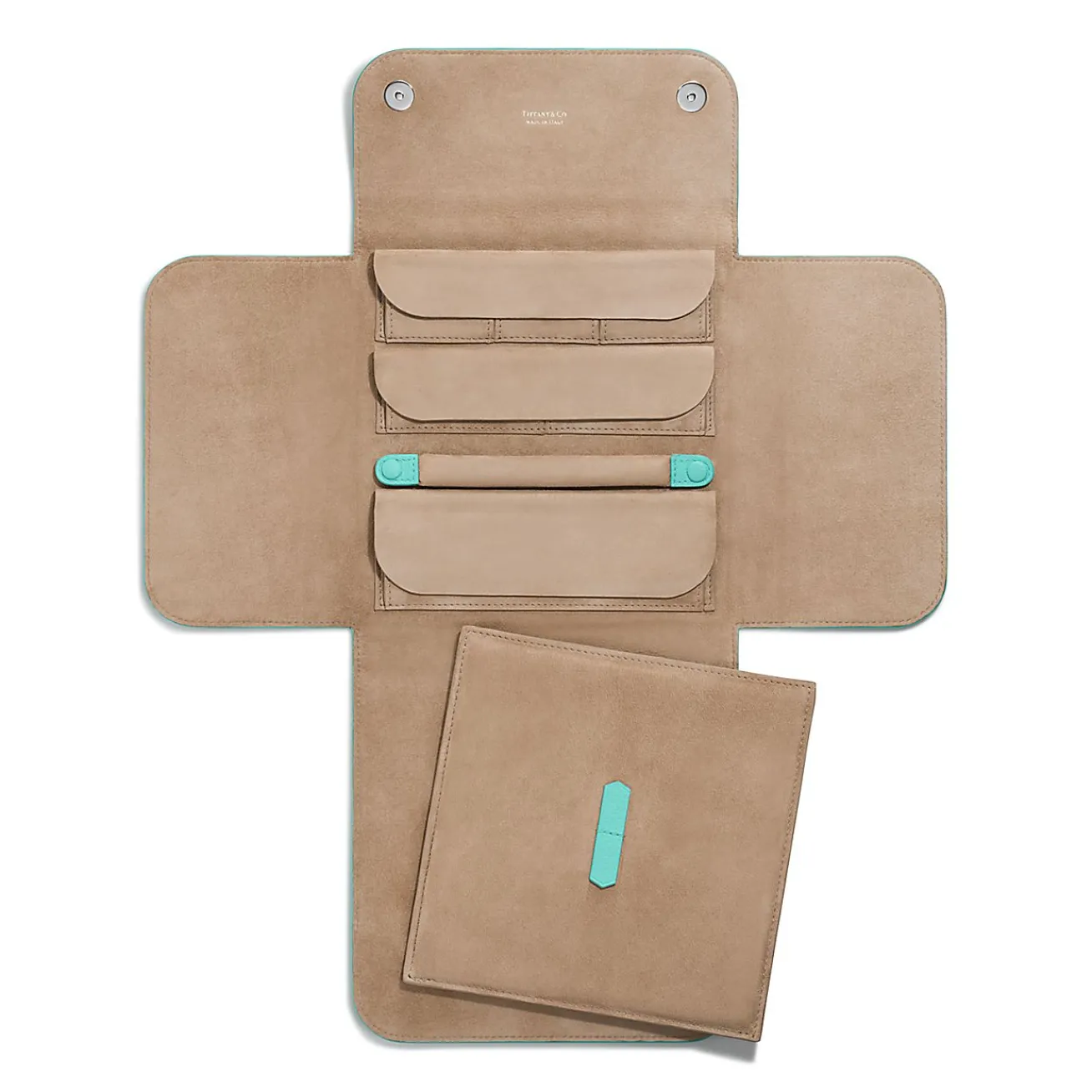 Tiffany & Co. Return to Tiffany® Pouch in Tiffany Blue® Leather, Large | ^Women Tiffany Blue® Gifts|Small Leather Goods