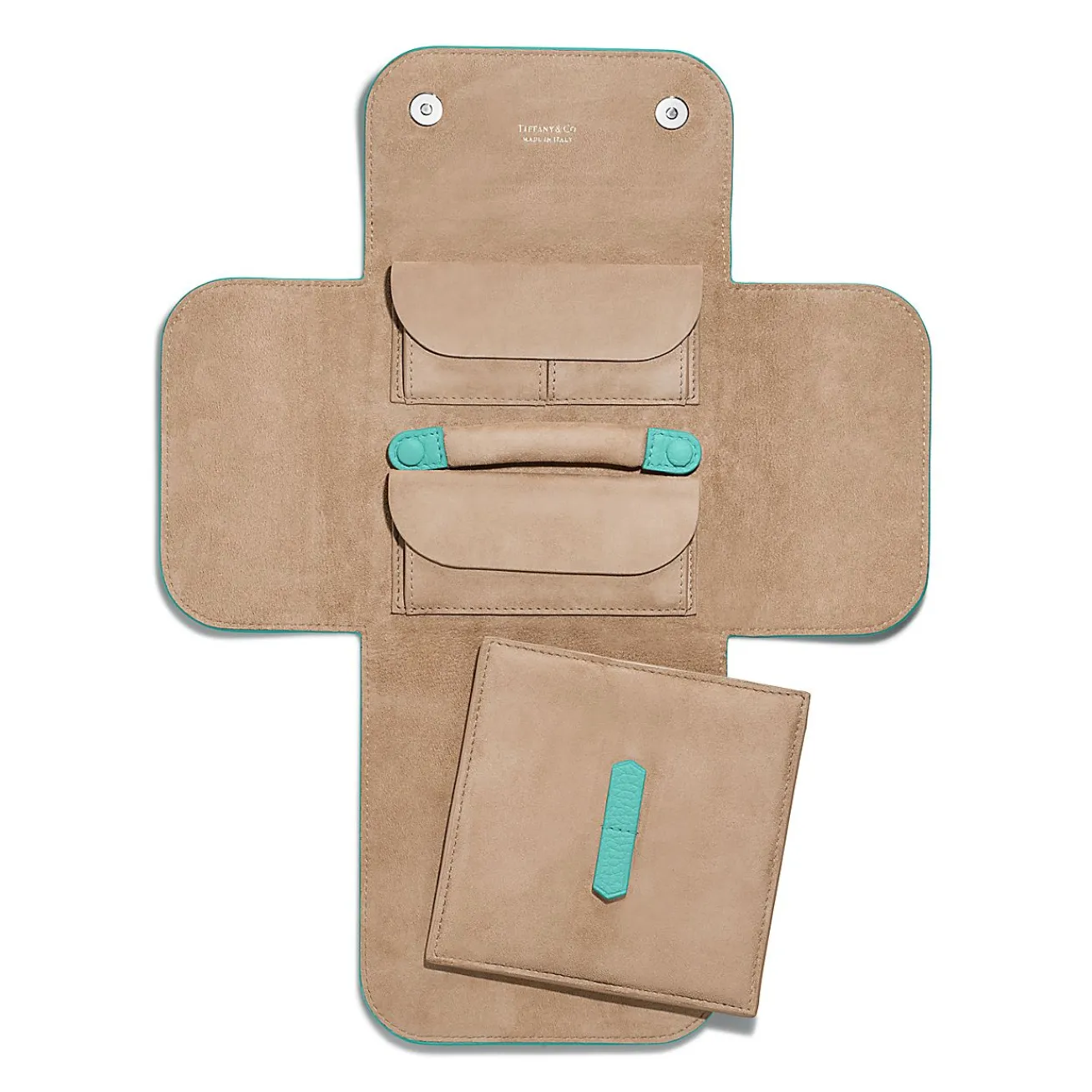 Tiffany & Co. Return to Tiffany® Pouch in Tiffany Blue® Leather, Small | ^Women Tiffany Blue® Gifts|Small Leather Goods