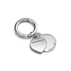 Tiffany & Co. Return to Tiffany® Round and Heart Tag Key Ring in Silver with Tiffany Blue® | ^Women Gifts $1,500 & Under|Tiffany Blue® Gifts