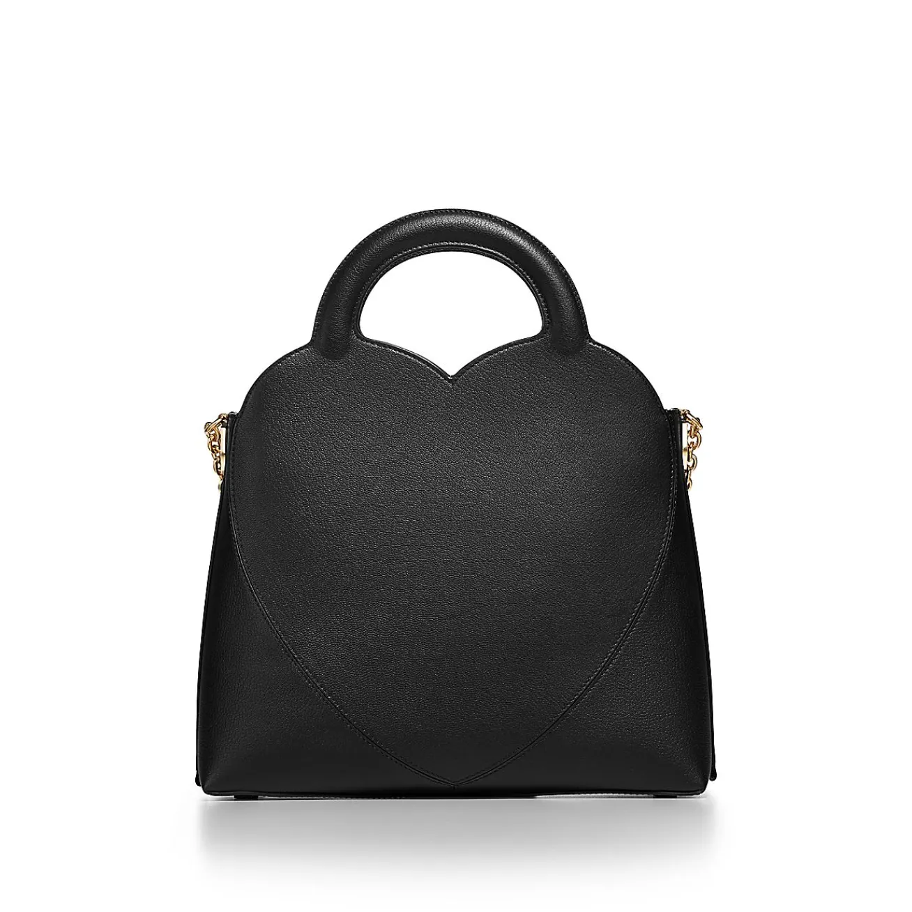 Tiffany & Co. Return to Tiffany® Small Charm Tote Bag in Black Leather | ^Women Bags|Women's Accessories