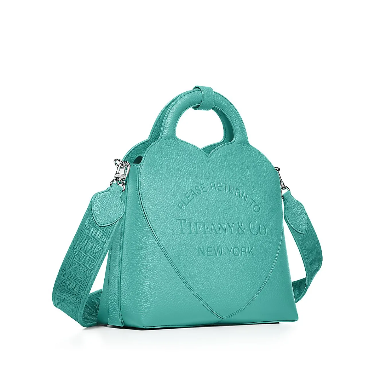 Tiffany & Co. Return to Tiffany® Small Tote Bag in Tiffany Blue® Leather | ^Women Gifts for Her|Her