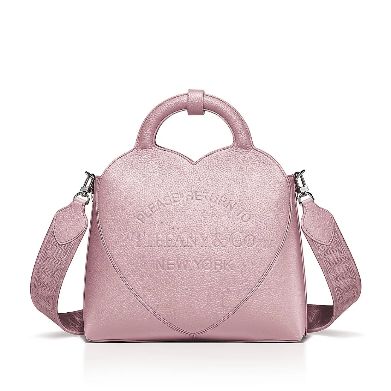 Tiffany & Co. Return to Tiffany® Small Tote Bag in Crystal Pink Leather | ^Women Bags|Women's Accessories