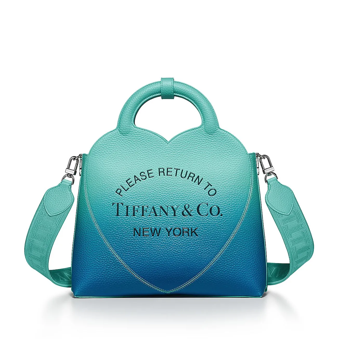Tiffany & Co. Return to Tiffany® Small Tote Bag in Infinity Blue Leather | ^ Bags|Women's Accessories