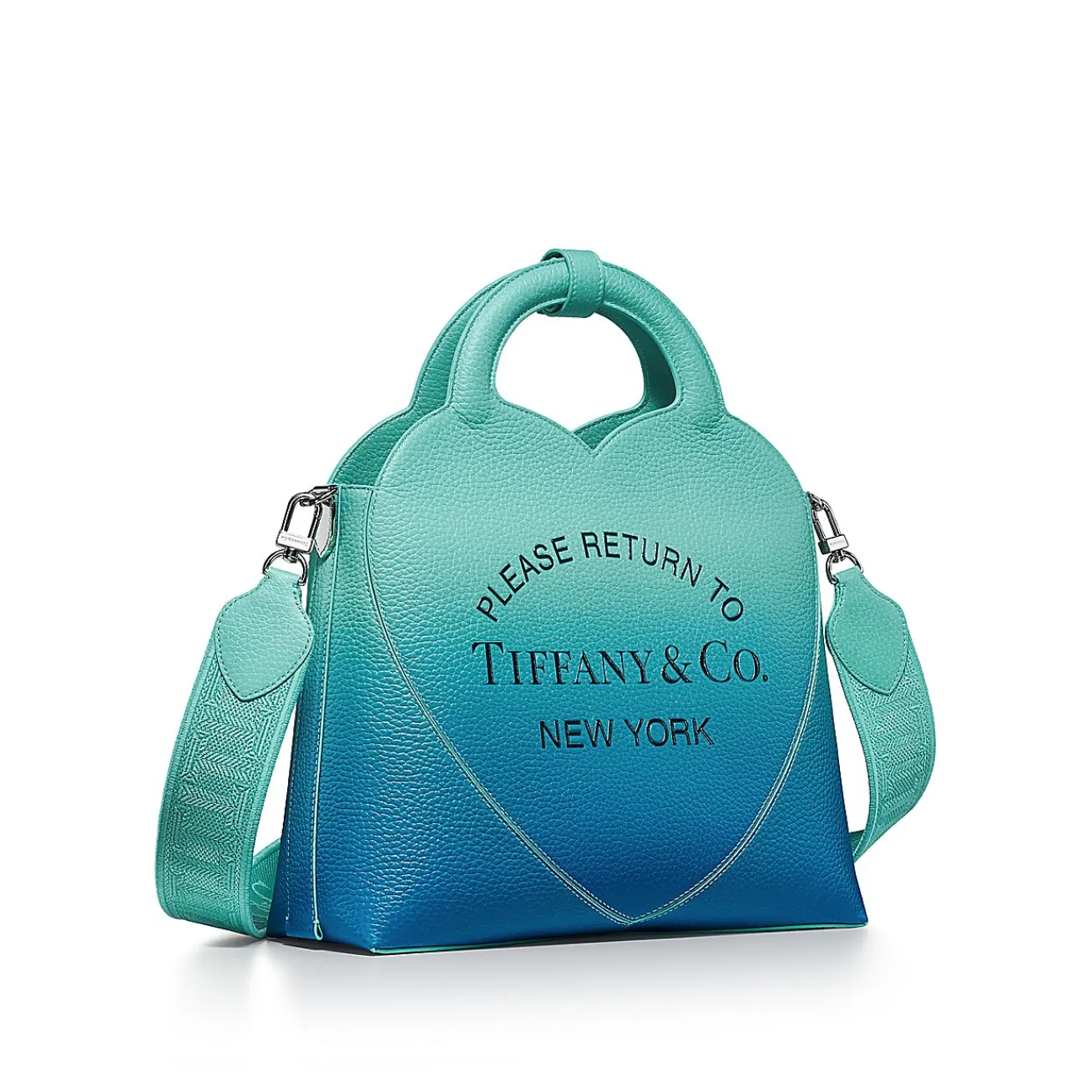 Tiffany & Co. Return to Tiffany® Small Tote Bag in Infinity Blue Leather | ^ Bags|Women's Accessories