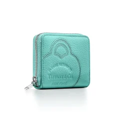 Tiffany & Co. Return to Tiffany® Small Zip Wallet in Tiffany Blue® Leather | ^Women Small Leather Goods|Women's Accessories