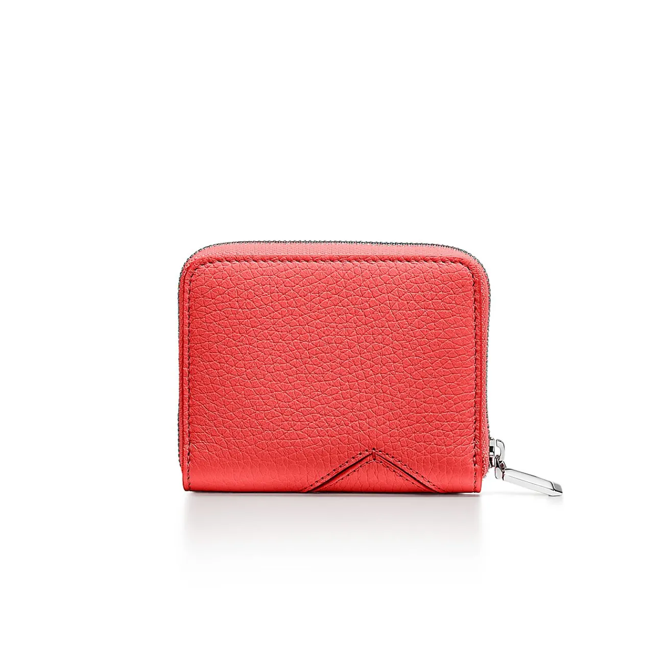 Tiffany & Co. Return to Tiffany® Small Zip Wallet in Hibiscus Red Leather | ^Women Small Leather Goods|Women's Accessories