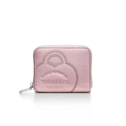 Tiffany & Co. Return to Tiffany® Small Zip Wallet in Crystal Pink Leather | ^Women Small Leather Goods|Women's Accessories