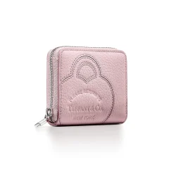 Tiffany & Co. Return to Tiffany® Small Zip Wallet in Crystal Pink Leather | ^Women Small Leather Goods|Women's Accessories