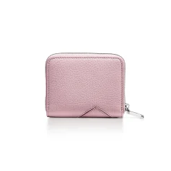 Tiffany & Co. Return to Tiffany® Small Zip Wallet in Crystal Pink Leather | ^Women Small Leather Goods|Women's Accessories