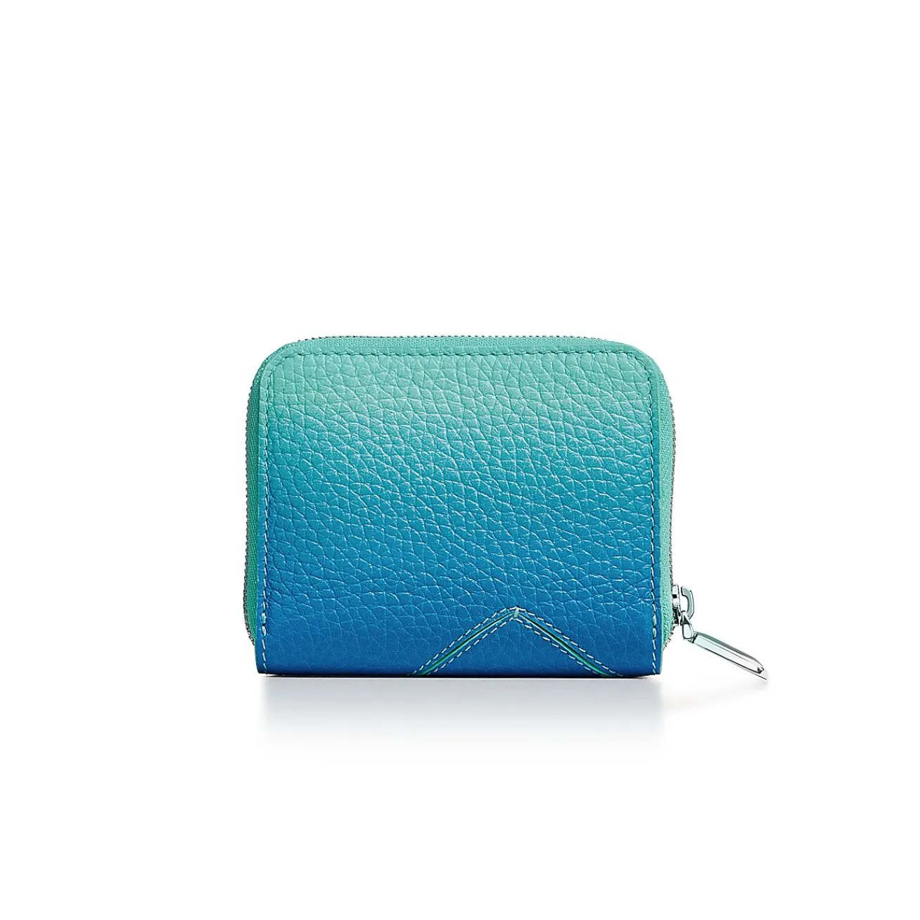 Tiffany & Co. Return to Tiffany® Small Zip Wallet in Infinity Blue Leather | ^Women Small Leather Goods|Women's Accessories