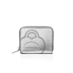 Tiffany & Co. Return to Tiffany® Small Zip Wallet in Silver-colored Leather | ^Women Small Leather Goods|Women's Accessories