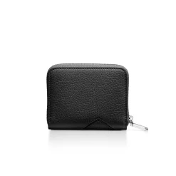 Tiffany & Co. Return to Tiffany® Small Zip Wallet in Black Leather | ^Women Small Leather Goods|Women's Accessories
