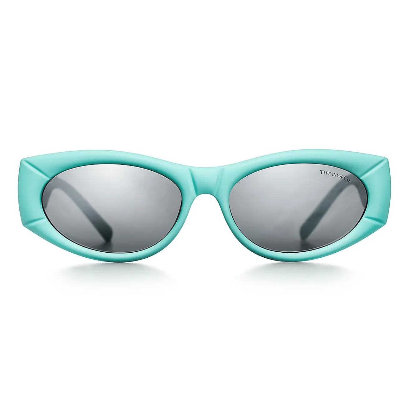Tiffany & Co. Return to Tiffany® Sunglasses in Tiffany Blue® Acetate and Gray Mirrored Lenses | ^Women Return to Tiffany®|Sunglasses