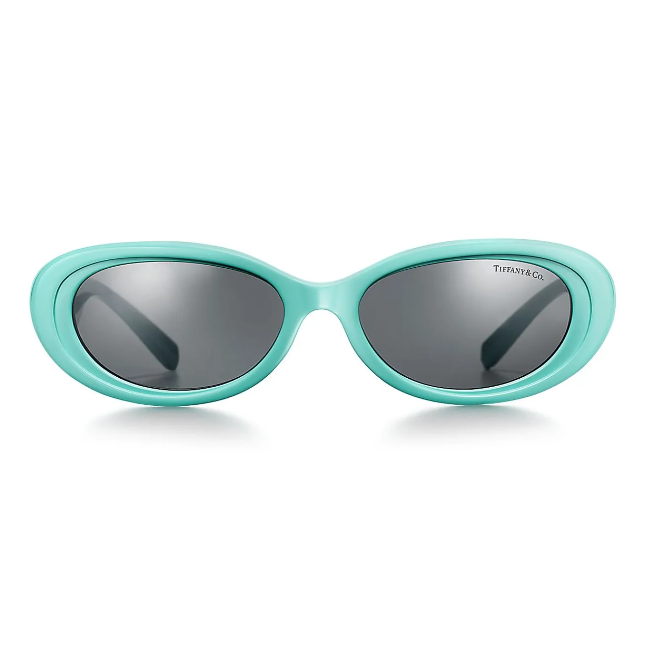 Tiffany & Co. Return to Tiffany® Sunglasses in Tiffany Blue® Acetate with Dark Gray Lenses | ^Women Return to Tiffany®|Sunglasses