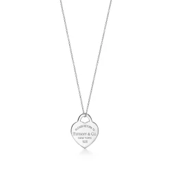 Tiffany & Co. Return to Tiffany® Tiffany Blue® Small Heart Tag Pendant in Sterling Silver | ^ Necklaces & Pendants|Gifts for Her