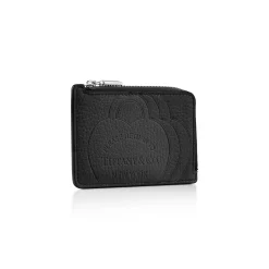 Tiffany & Co. Return to Tiffany® Zip Card Case in Black Leather | ^Women Business Gifts|Small Leather Goods