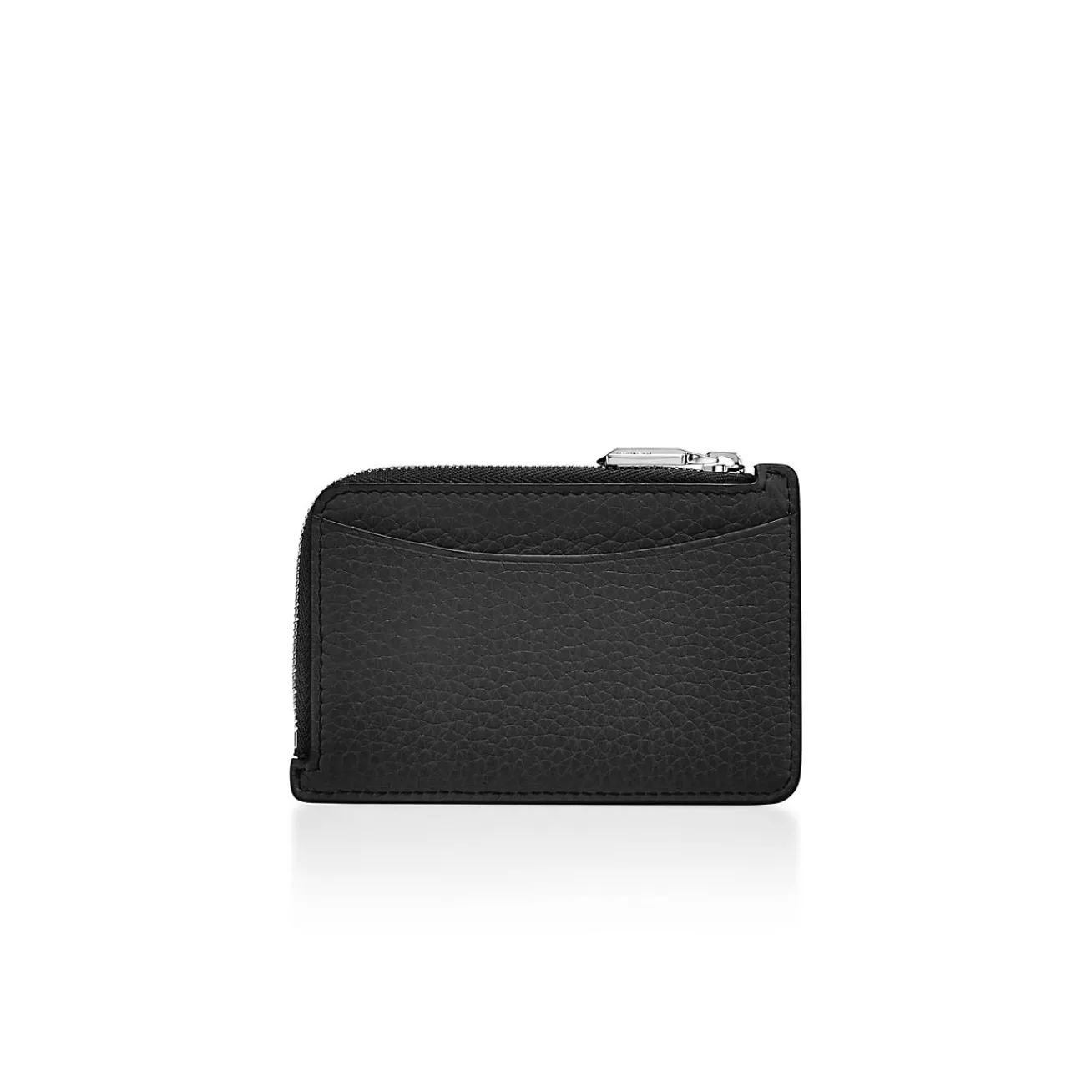 Tiffany & Co. Return to Tiffany® Zip Card Case in Black Leather | ^Women Business Gifts|Small Leather Goods