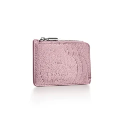 Tiffany & Co. Return to Tiffany® Zip Card Case in Crystal Pink Leather | ^Women Business Gifts|Small Leather Goods