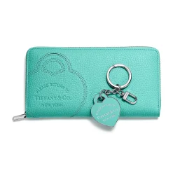 Tiffany & Co. Return to Tiffany® Zip Wallet and Key Ring Set in Leather | ^Women Gifts for Her|Her