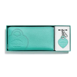 Tiffany & Co. Return to Tiffany® Zip Wallet and Key Ring Set in Leather | ^Women Gifts for Her|Her