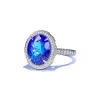 Tiffany & Co. Ring in Platinum with a Tanzanite and Diamonds | ^ Rings|Diamond Jewelry