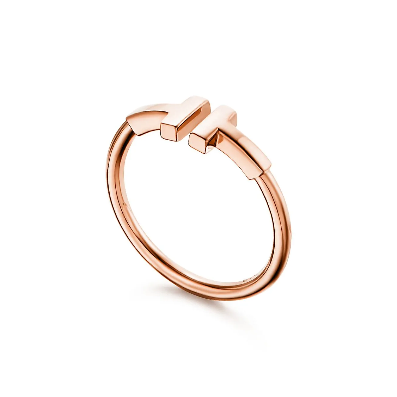 Tiffany & Co. Rose Gold Ring | Tiffany T | ^ Rings|Men's Jewelry
