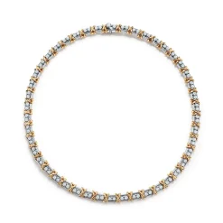 Tiffany & Co. Schlumberger by ™ Ninety-two Stone Necklace in Platinum and Gold | ^ Necklaces & Pendants|Gold Jewelry