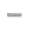 Tiffany & Co. Schlumberger® Platinum Two-Row Rope Ring | ^Women Rings|Men's Jewelry