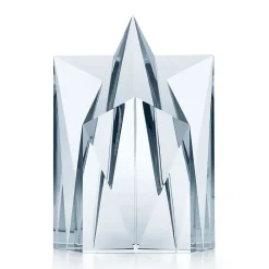 Tiffany & Co. Shooting star award in glass, 8.25" high. | ^ Business Gifts
