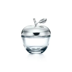 Tiffany & Co. Shop Crystal and Sterling Silver Apple Box | ^ Gifts to Personalize|Business Gifts