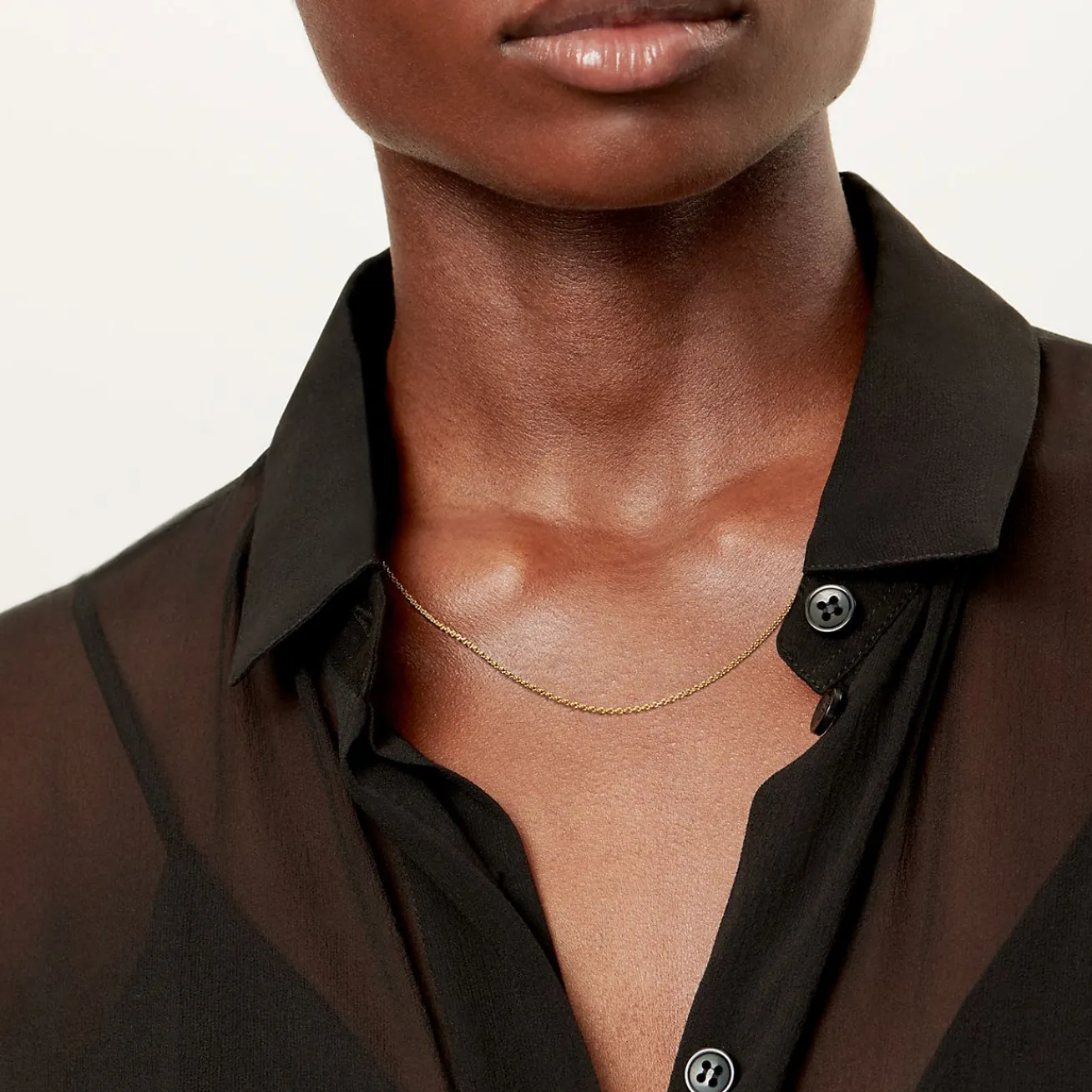 Tiffany & Co. Shop 18K Gold Chain Necklace in 30" Length | ^ Necklaces & Pendants|Men's Jewelry