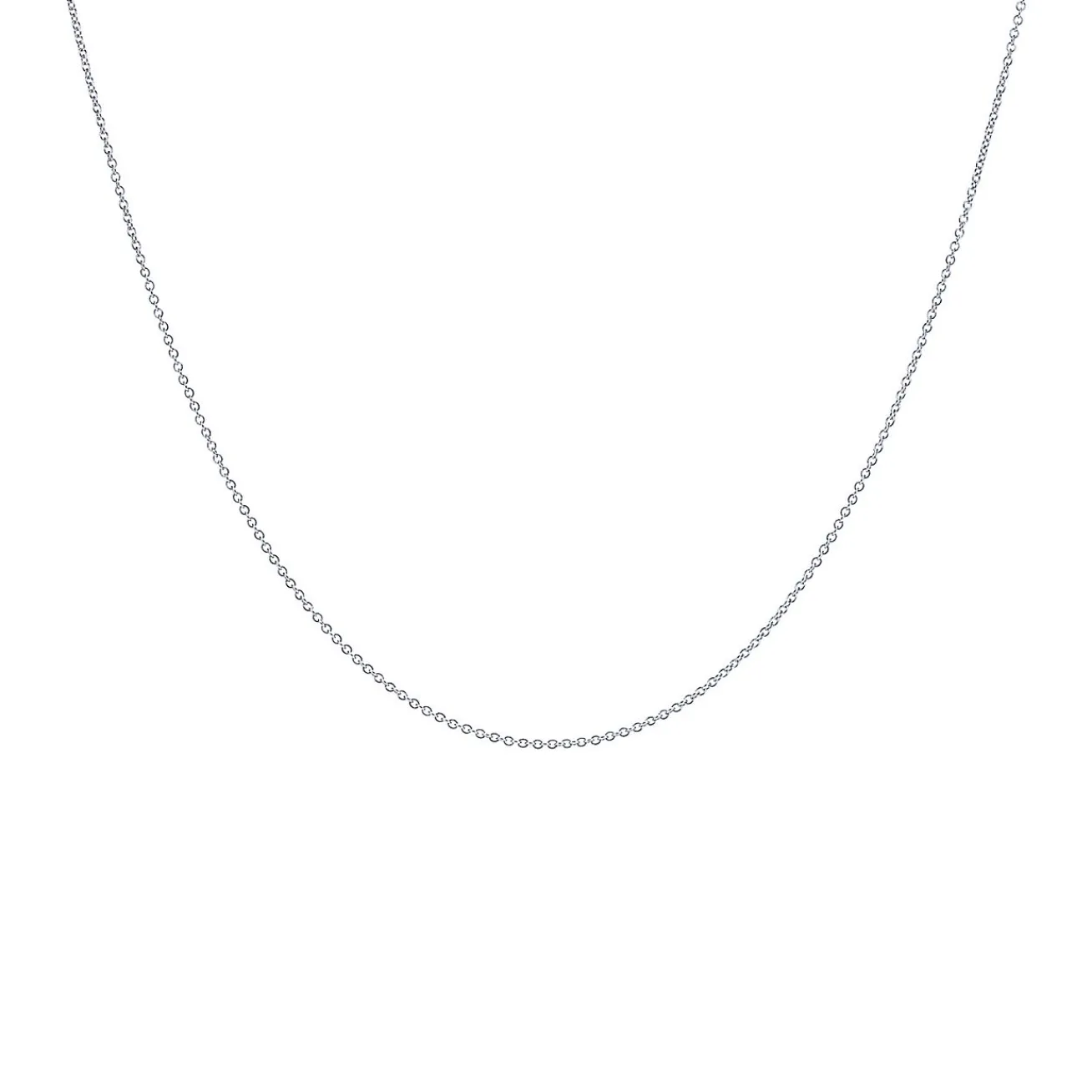 Tiffany & Co. Shop Platinum Chain Necklace in 18" Length | ^ Necklaces & Pendants|Platinum Jewelry