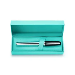 Tiffany & Co. Shop Sterling Silver and Black Enamel Marker | ^ The Home|Housewarming Gifts
