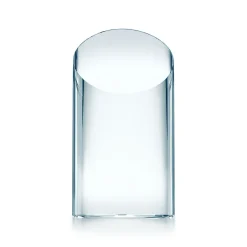 Tiffany & Co. Slant-cut oval award in glass, 8.5" high. | ^ Business Gifts