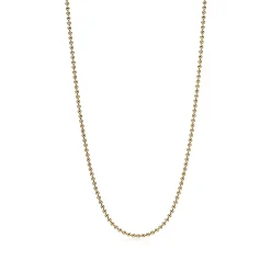 Tiffany & Co. Small beaded chain in 18k gold, 16" long. | ^ Necklaces & Pendants|Gold Jewelry