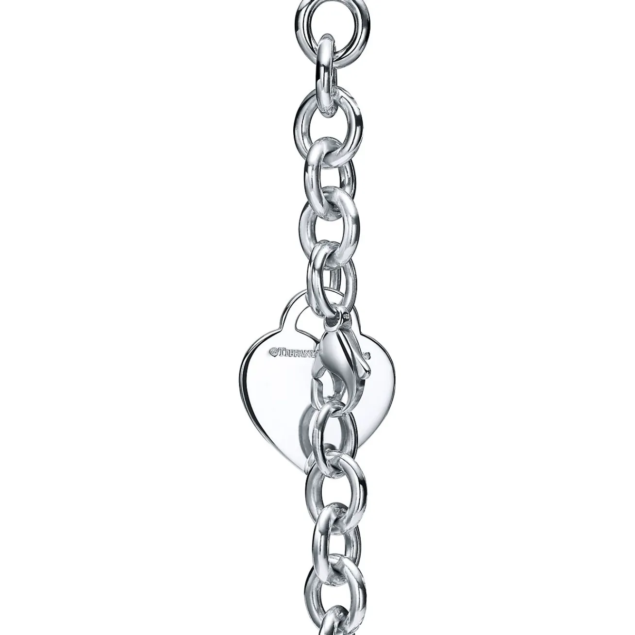 Tiffany & Co. Sterling Silver Heart Tag Charm Bracelet | ^ Bracelets|Gifts for Her