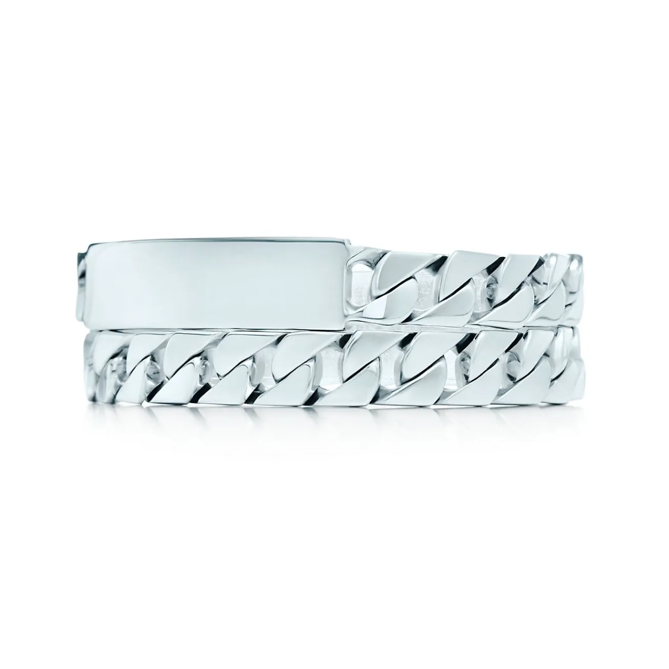 Tiffany & Co. Sterling Silver ID Wrap Bracelet | ^ Bracelets|Bold Silver Jewelry