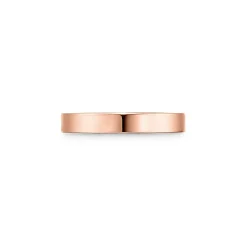 Tiffany & Co. T&CO.® Band Ring in Rose Gold with a Diamond | ^ Rings|Rose Gold Jewelry