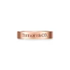 Tiffany & Co. T&CO.® Band Ring in Rose Gold with a Diamond | ^ Rings|Rose Gold Jewelry