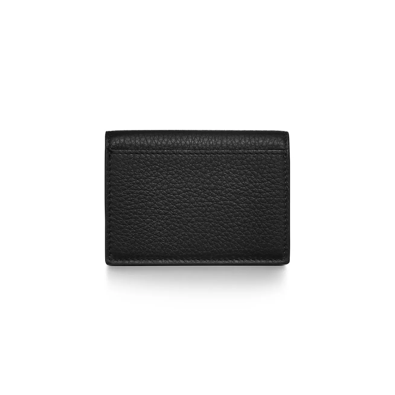 Tiffany & Co. T&CO. Flap Card Holder in Black Leather | ^Women Small Leather Goods|Women's Accessories