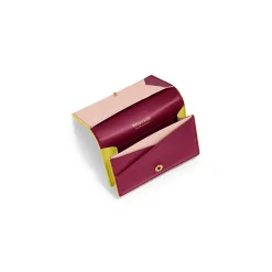 Tiffany & Co. T&CO. Flap Card Holder in Chartreuse Leather | ^Women Small Leather Goods|Women's Accessories