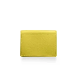 Tiffany & Co. T&CO. Flap Card Holder in Chartreuse Leather | ^Women Small Leather Goods|Women's Accessories