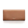 Tiffany & Co. T&CO. Flap Continental Wallet in Clay Brown Leather | ^Women Small Leather Goods|Women's Accessories