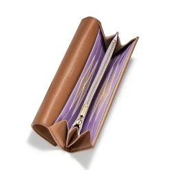 Tiffany & Co. T&CO. Flap Continental Wallet in Clay Brown Leather | ^Women Small Leather Goods|Women's Accessories