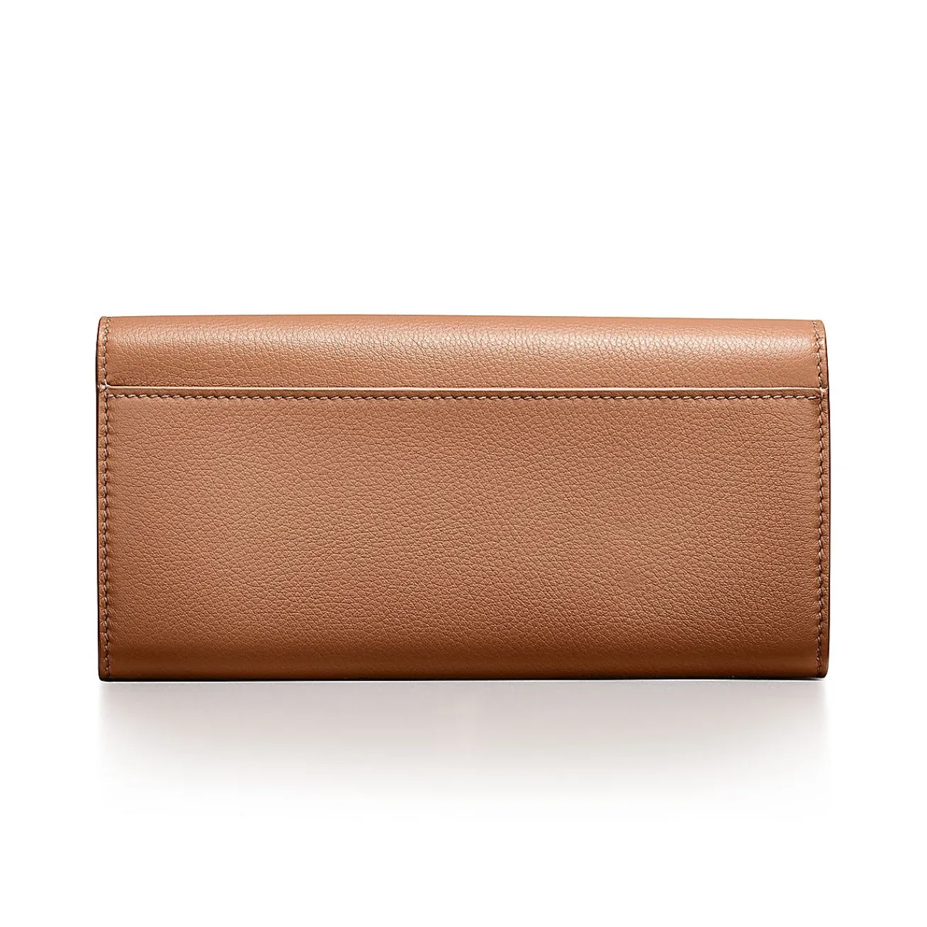 Tiffany & Co. T&CO. Flap Continental Wallet in Clay Brown Leather | ^Women Small Leather Goods|Women's Accessories